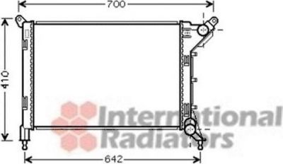 Van Wezel 06002310 радиатор, охлаждение двигателя на MINI MINI (R50, R53)