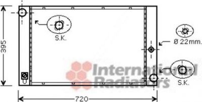 Van Wezel 06002337 радиатор, охлаждение двигателя на 5 (E60)