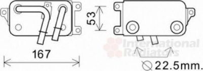 Van Wezel 06003396 масляный радиатор, двигательное масло на 5 (E60)