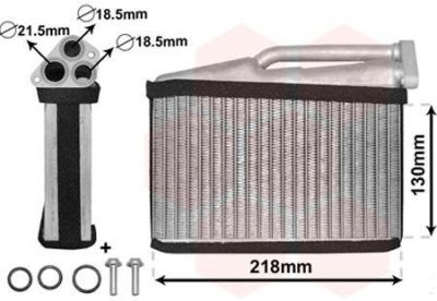 Van Wezel 06006541 теплообменник, отопление салона на 5 Touring (E39)