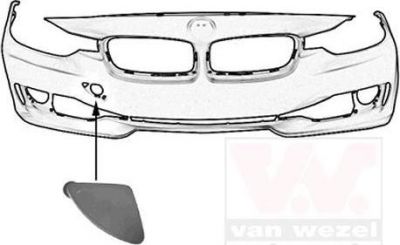 Van Wezel 0670587 заслонка, буксирный крюк на 3 (F30, F35, F80)