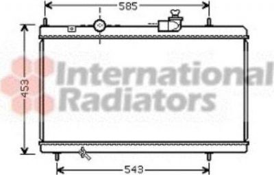 Van Wezel 09002228 радиатор, охлаждение двигателя на PEUGEOT 607 (9D, 9U)
