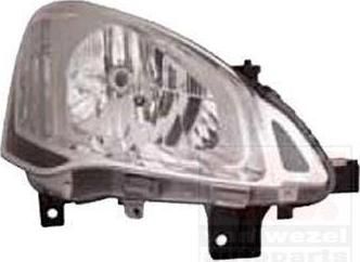 Van Wezel 0906962V основная фара на CITROEN BERLINGO (B9)