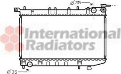 Van Wezel 13002174 радиатор, охлаждение двигателя на NISSAN ALMERA I Hatchback (N15)
