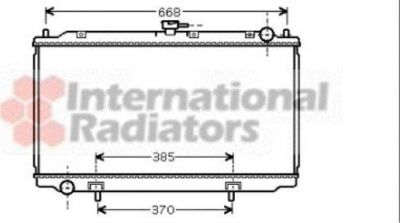Van Wezel 13002216 радиатор, охлаждение двигателя на NISSAN PRIMERA (P12)