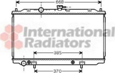 Van Wezel 13002223 радиатор, охлаждение двигателя на NISSAN PRIMERA (P12)