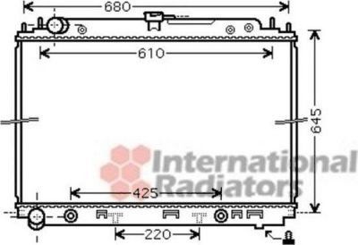 Van Wezel 13002297 радиатор, охлаждение двигателя на NISSAN NAVARA (D40)