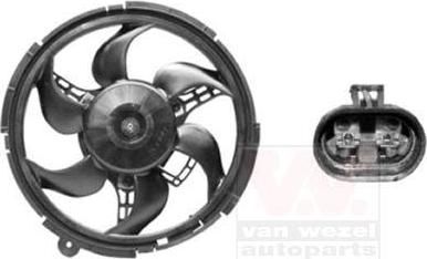 Van Wezel 1625745 вентилятор, охлаждение двигателя на FIAT STILO (192)