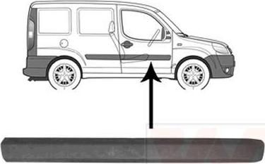 Van Wezel 1637428 облицовка / защитная накладка, дверь на FIAT DOBLO вэн (223, 119)