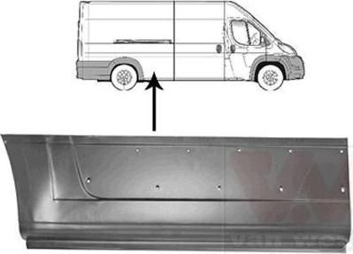 Van Wezel 1651142 боковина на PEUGEOT BOXER автобус