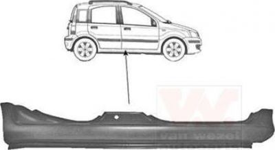 Van Wezel 1709104 накладка порога на FIAT PANDA Van (169)