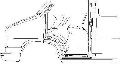 Van Wezel 1745102 накладка порога на PEUGEOT J5 фургон (290L)