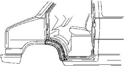 Van Wezel 1745155 крыло на FIAT DUCATO фургон (280)