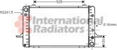 Van Wezel 18002051 радиатор, охлаждение двигателя на FORD SIERRA (GBG, GB4)