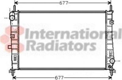 Van Wezel 18002165 радиатор, охлаждение двигателя на FORD MONDEO I (GBP)