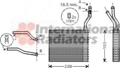 Van Wezel 18006364 теплообменник, отопление салона на FORD FOCUS II седан (DA_)