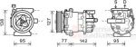 Van Wezel 1800K469 компрессор, кондиционер на FORD TRANSIT c бортовой платформой/ходовая часть