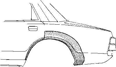 Van Wezel 1817148 боковина на FORD TAUNUS '80 (GBS, GBNS)