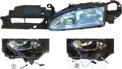 Van Wezel 1825942 основная фара на FORD MONDEO I (GBP)
