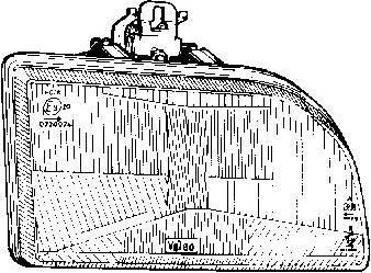 Van Wezel 1837941 основная фара на FORD FIESTA фургон (FVD)