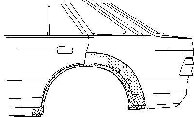 Van Wezel 1844148 боковина на FORD ORION II (AFF)