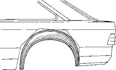 Van Wezel 1844345 колесная ниша на FORD ESCORT III (GAA)