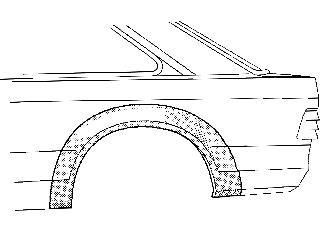 Van Wezel 1854148 боковина на FORD ESCORT VII (GAL, AAL, ABL)