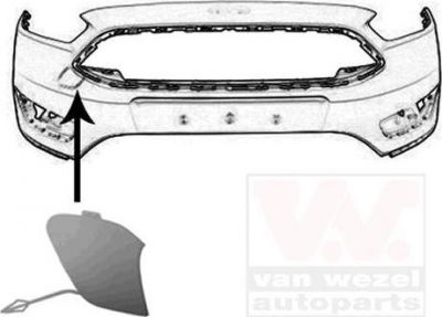 Van Wezel 1947587 облицовка, бампер на FORD FOCUS III