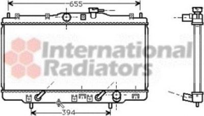 Van Wezel 25002119 радиатор, охлаждение двигателя на HONDA ACCORD VI (CG, CK)