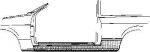 Van Wezel 2520102 накладка порога на HONDA CIVIC III Hatchback (AL, AJ, AG, AH)