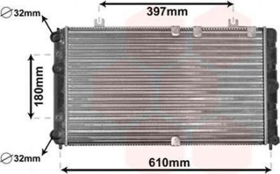 Van Wezel 26002021 радиатор, охлаждение двигателя на LADA KALINA седан (1118)