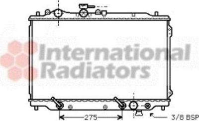 Van Wezel 27002051 радиатор, охлаждение двигателя на MAZDA 626 III Station Wagon (GV)