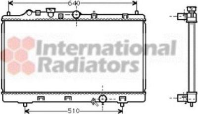 Van Wezel 27002153 радиатор, охлаждение двигателя на MAZDA 323 F VI (BJ)