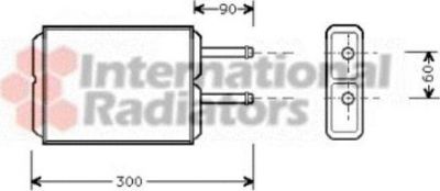 Van Wezel 27006124 теплообменник, отопление салона на MAZDA 626 IV Hatchback (GE)