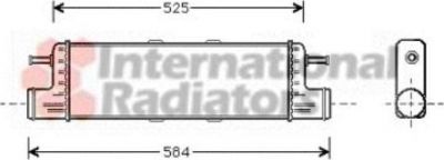 Van Wezel 30004285 интеркулер на MERCEDES-BENZ S-CLASS (W140)