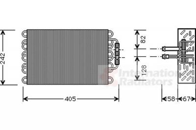 Van Wezel 3000V008 испаритель, кондиционер на MERCEDES-BENZ C-CLASS (W202)