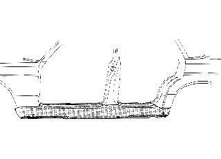 Van Wezel 3024103 накладка порога на MERCEDES-BENZ E-CLASS (W124)