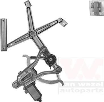 Van Wezel 3024261 подъемное устройство для окон на MERCEDES-BENZ 190 (W201)