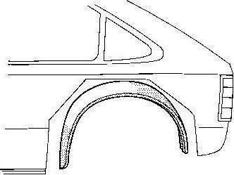 Van Wezel 3024445 колесная ниша на MERCEDES-BENZ E-CLASS (W124)