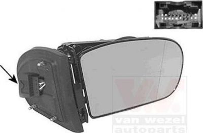 Van Wezel 3032828 наружное зеркало на MERCEDES-BENZ C-CLASS купе (CL203)