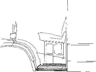 Van Wezel 3070101 накладка порога на MERCEDES-BENZ T1 фургон (601)