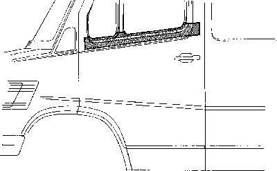 Van Wezel 3070176 дверь, кузов на MERCEDES-BENZ T1 фургон (602)