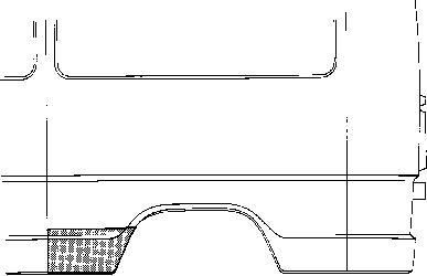 Van Wezel 3071141 боковина на MERCEDES-BENZ T1 фургон (602)