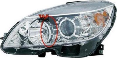 Van Wezel 3091961 основная фара на MERCEDES-BENZ C-CLASS (W204)