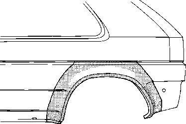 Van Wezel 3301145 боковина на NISSAN MICRA I (K10)