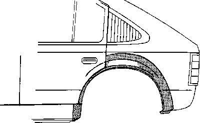 Van Wezel 3314147 боковина на NISSAN SUNNY III Hatchback (N14)