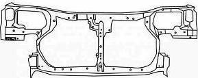 Van Wezel 3319668 облицовка передка на NISSAN ALMERA II (N16)