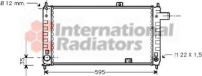 Van Wezel 37002048 радиатор, охлаждение двигателя на OPEL KADETT D (31_-34_, 41_-44_)
