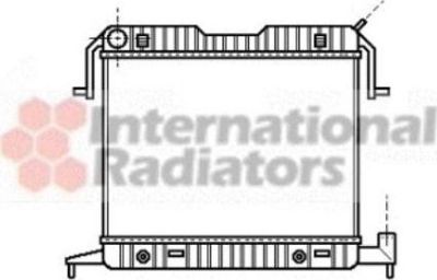 Van Wezel 37002086 радиатор, охлаждение двигателя на OPEL OMEGA A универсал (66_, 67_)
