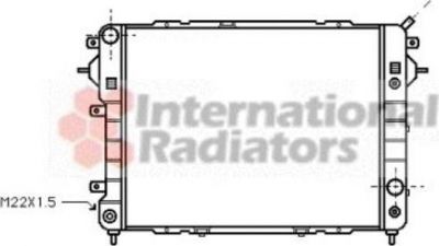 Van Wezel 37002089 радиатор, охлаждение двигателя на OPEL OMEGA A универсал (66_, 67_)